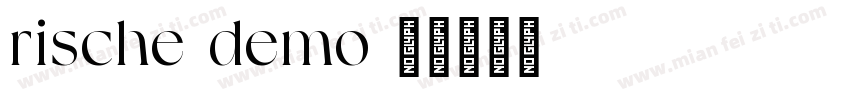 rische demo字体转换